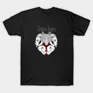 Shawn James Wolf Skull T-Shirt